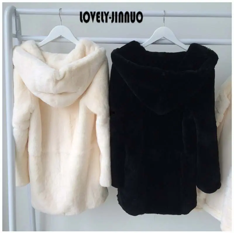 Шуба из натурального меха кролика Рекс женская меховая куртка зимние меховые