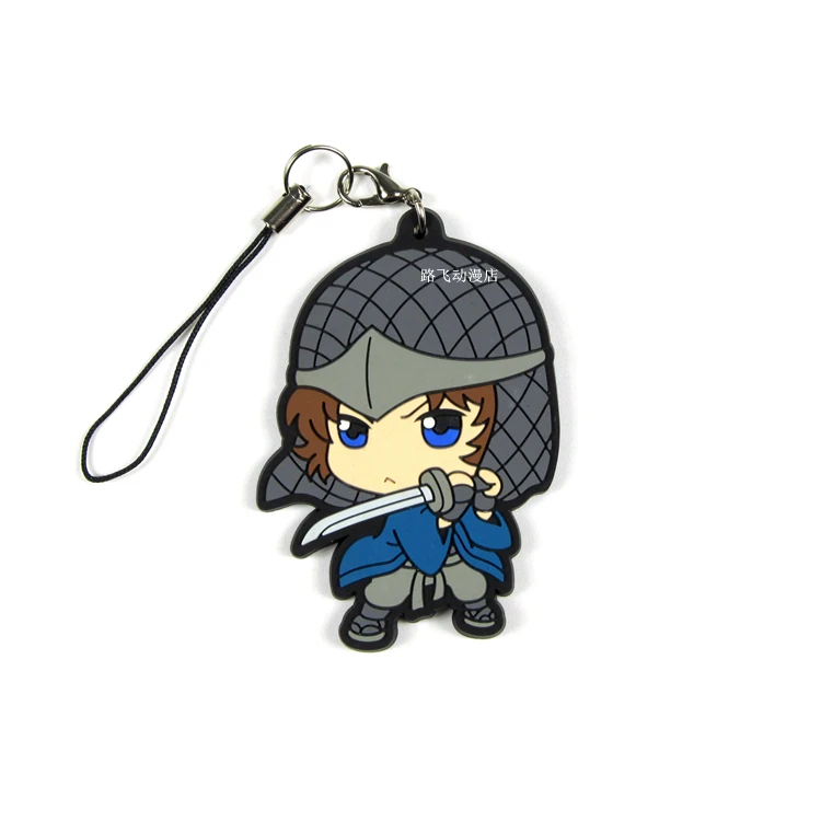 Фигурка героя аниме GINTAMA Sakata Gintoki Kondou Isao Okita Sougo кацура Котаро Takasugi Shinsuke резиновый
