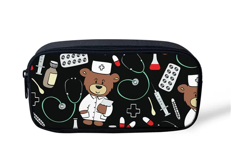 YQ1026K FORUDESIGNS мультфильм Медведь Доктор Медсестры печать детские школьные рюкзаки для девочек милый школьный рюкзак для подростков детские сумки рюкзак - Цвет: YQ1026K