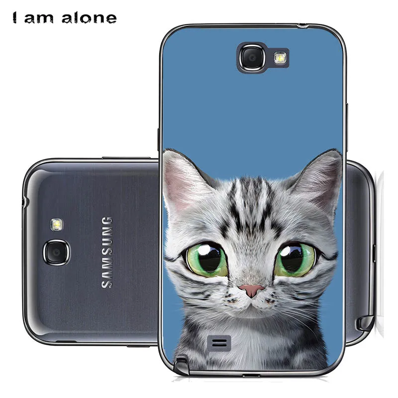 Чехлы для телефонов I am alone для samsung Galaxy Note 2 II N7100, 5,5 дюймов, жесткий пластиковый пакет, Модный Цветной Чехол для мобильного телефона - Цвет: PC HH41