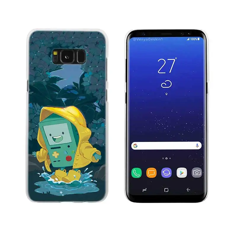 11 Sheli Adventure Time с Финном Джейком прозрачный Note 10 9 pro Жесткий чехол для samsung S4 S5 S6 S7 S8 S9 S10 Plus Edge Mini - Цвет: 11