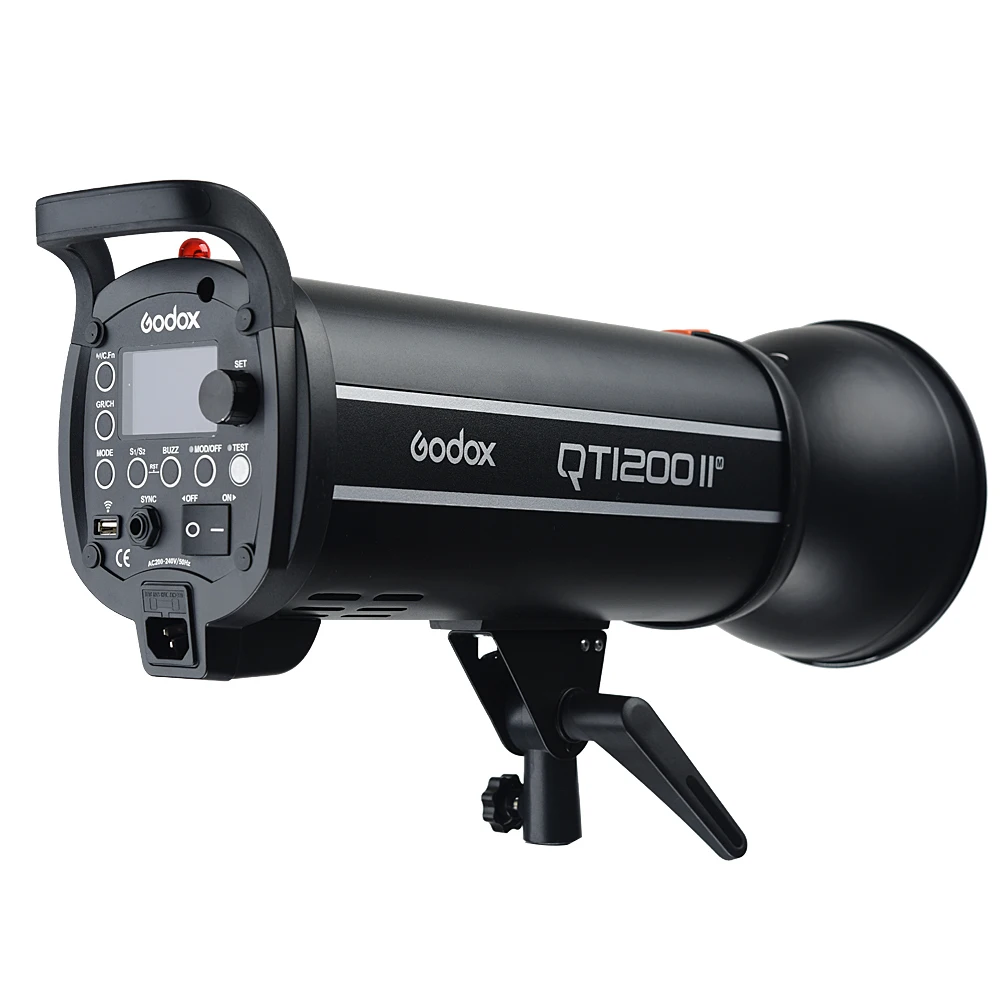 Godox QT1200II QT1200IIM 1200WS GN102 1/8000s Высокоскоростная синхронизация Встроенная 2 4G