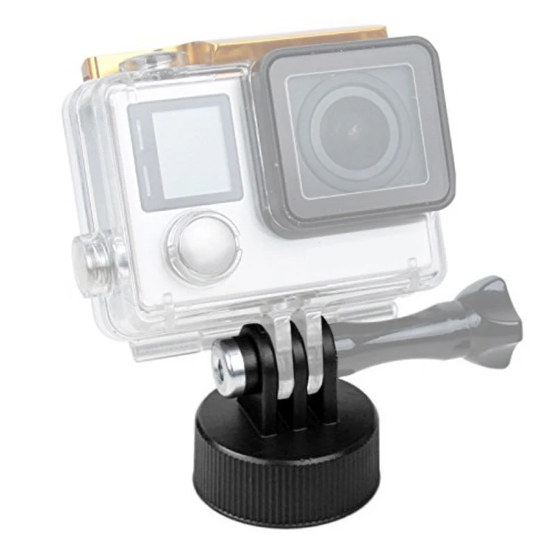 

Diving Surfing Plastic Bottle Mount Adapter For Gopro Sjcam Cap adapter Water float Bottle Cap Connector for Xiaomi Yi 2 4K