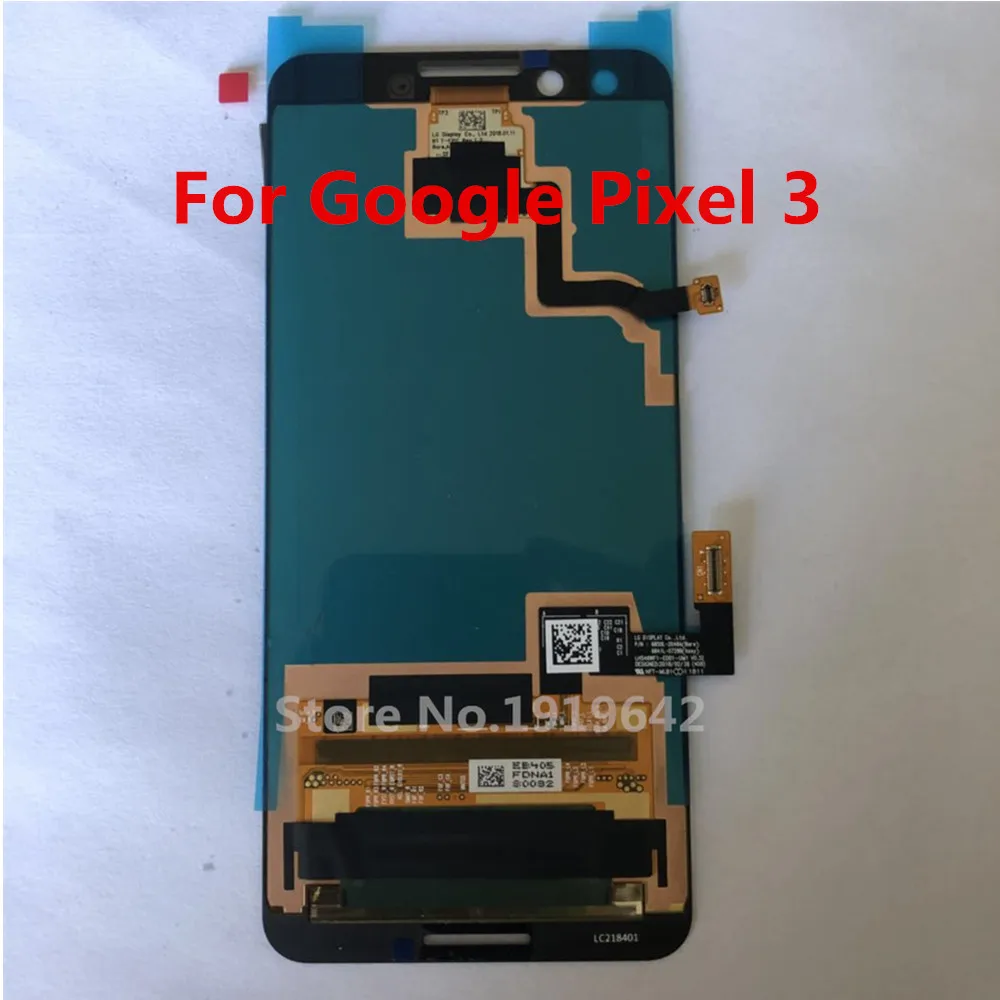 

Original New For Google Pixel 3 5.5inch 2160*1080 LCD Display +Touch Screen Digitzer Assembly Repair Panel Glass