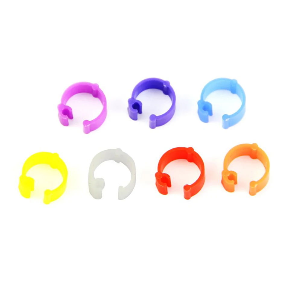 Разноцветные ножные кольца пластиковые ленты для цыплят новые принадлежности тренировок милые|Постель и
