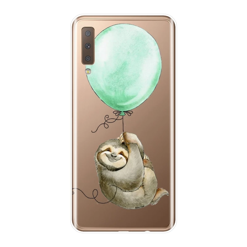 Чехол для телефона Samsung Galaxy A6 A7 A8 2018 A3 A5 2016 2017 мягкий силиконовый чехол-накладка