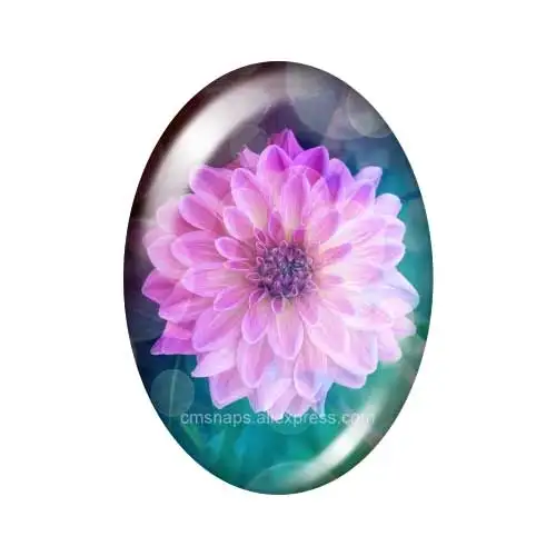 New painting Flowers beauty 13x18mm/18x25mm/30x40mm mixed Oval photo glass cabochon demo flat back Jewelry findings TB0008 | Украшения и