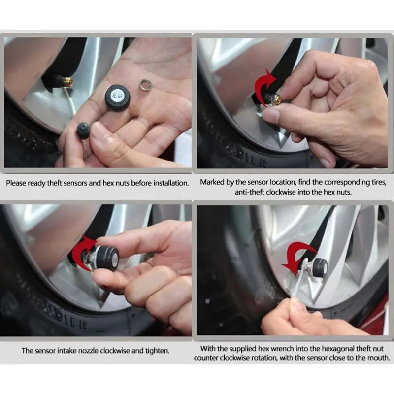 Специальная автомобильная система давления в шинах только для ownice Отображение