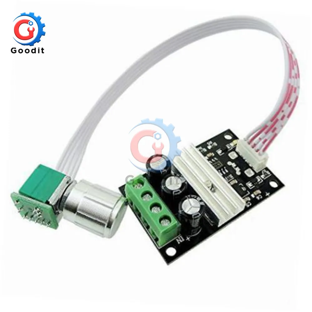 DC 12V 24V PWM регулятор скорости двигателя Регулируемый Реверсивный Регулятор модуль