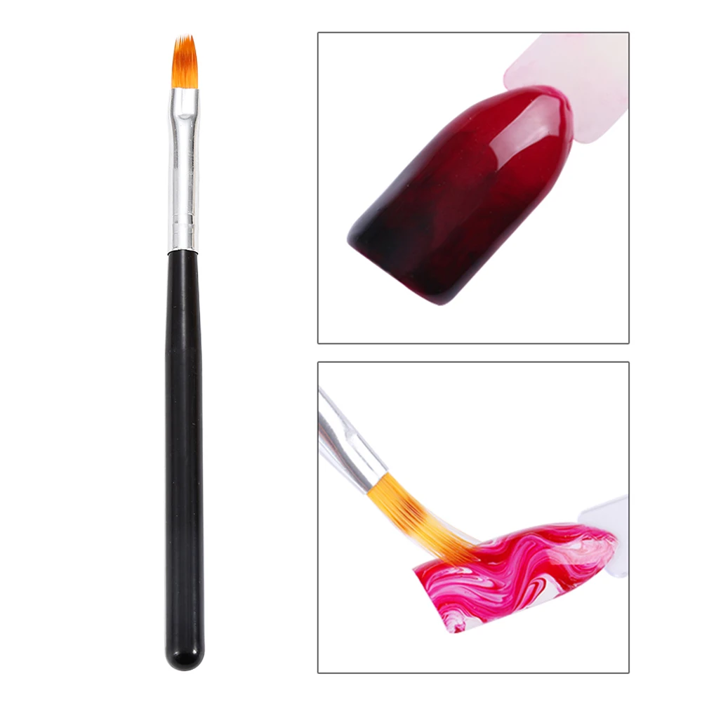 Модная 1 шт. градиентная Ручка Кисть для дизайна ногтей декор рисования