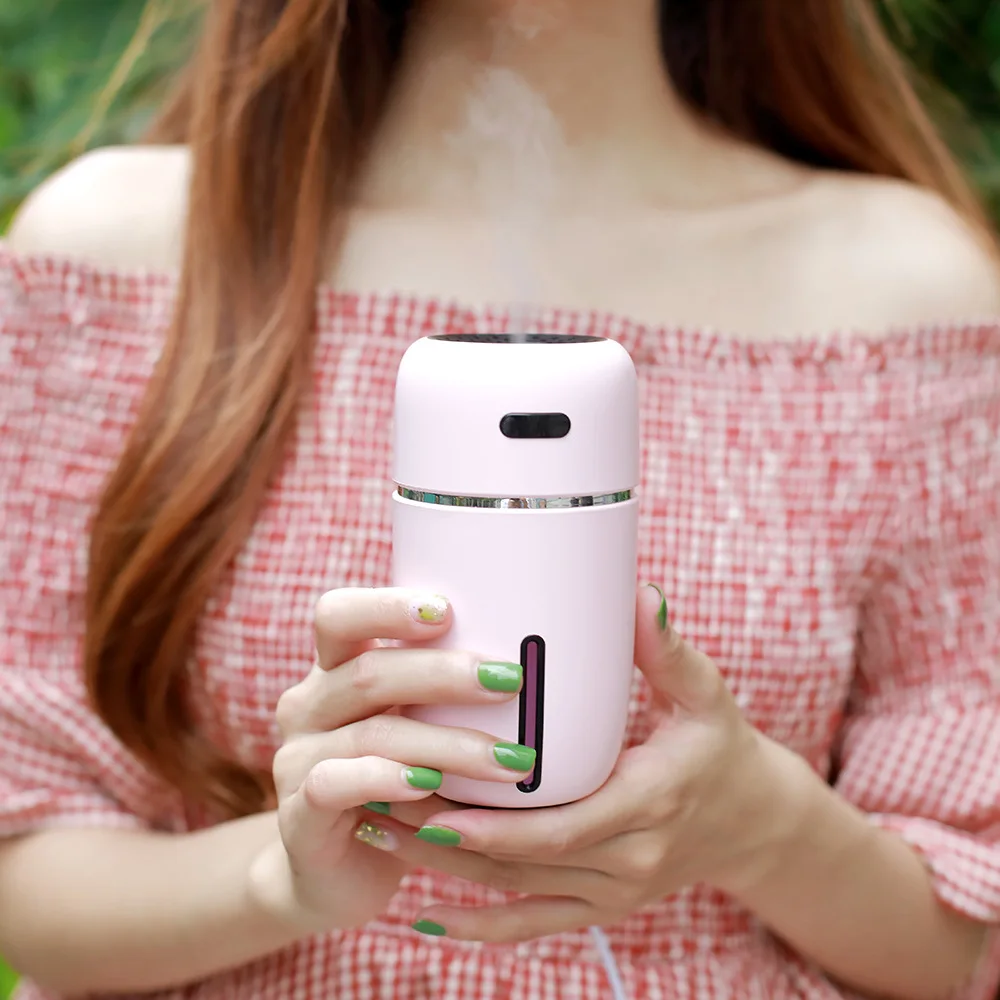 Автомобильный USB увлажнителя воздуха с светодиодный свет 200 мл бесшумный Обои для