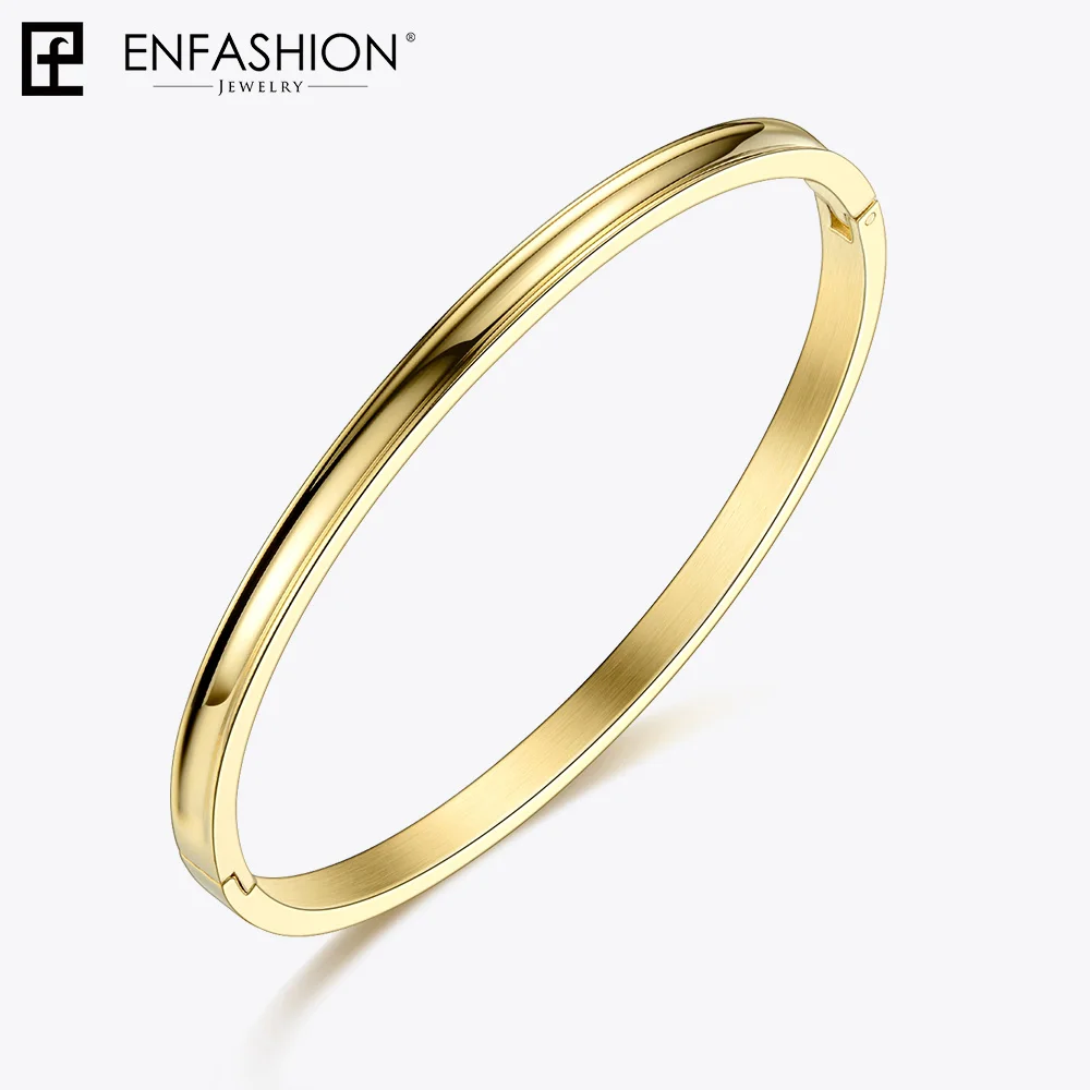 Enfashion многослойный браслет на запястье браслет с кристаллами Золотой Цвет Набор браслетов браслеты для женщин - Окраска металла: BM182010