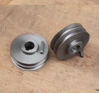 1piece diameter90mm hole24mm type 400 steel cutting machine spindle pulley accessories double slot a type motor pulley