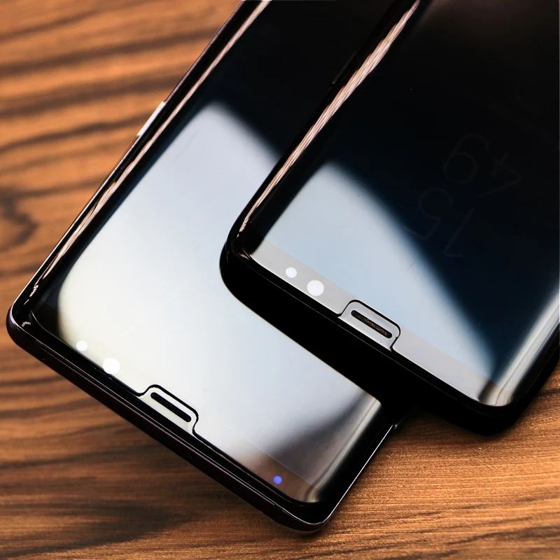 Закаленное стекло с полным наклеиванием Защитная пленка для Samsung galaxy S8 S9 plus Note 8 - Фото №1