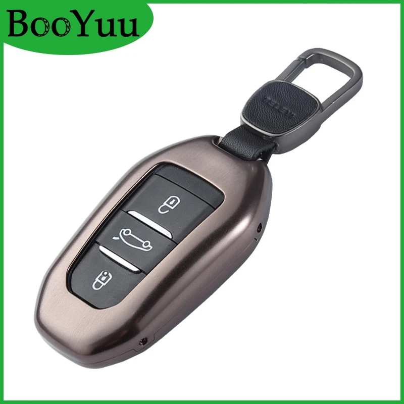 Booyuu алюминиевый сплав дистанционный ключ чехол для автомобиля Peugeot 408 2008 3008 4008 5008