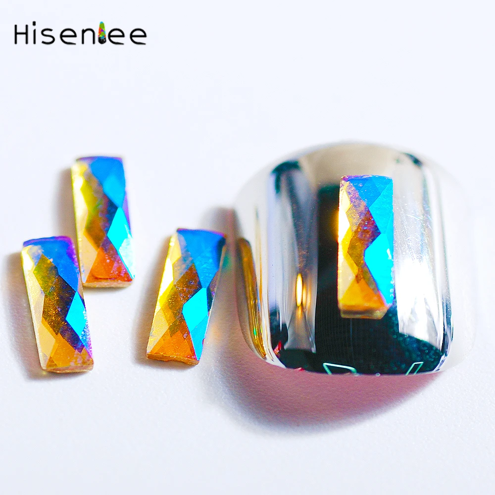 Hisenlee 10/20/30 шт./упак. высококачественное прямоугольное стекло райский блеск Цвет