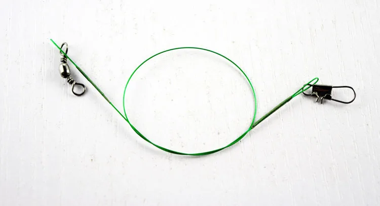 14 кг тяговое Нержавеющая сталь Рыбная ловля ведущий провод быстрой смены