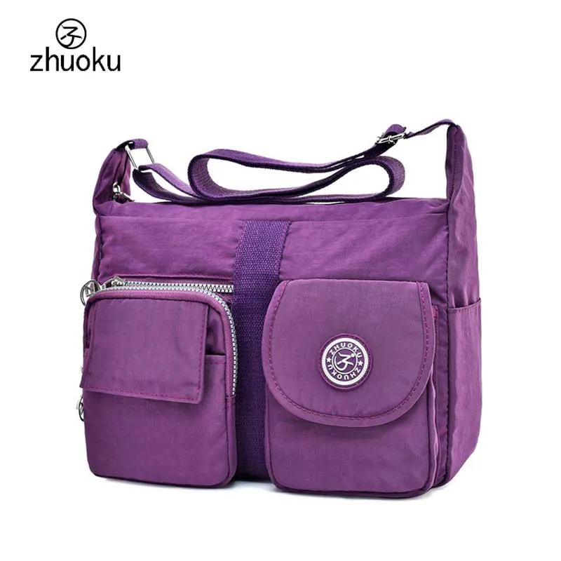 Для женщин Курьерские сумки нейлон Женские Сумки плеча Crossbody сумка для Для женщин сумка мешок основной Marques zk757