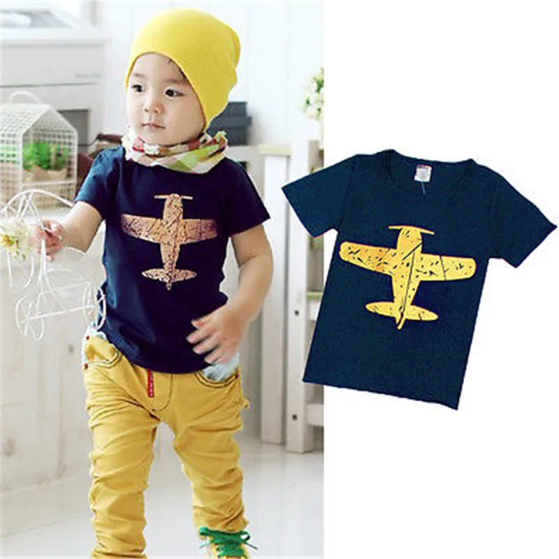 Футболка с коротким рукавом и принтом на возраст 1 8 лет|t-shirt kids|boy shortbaby boy short |