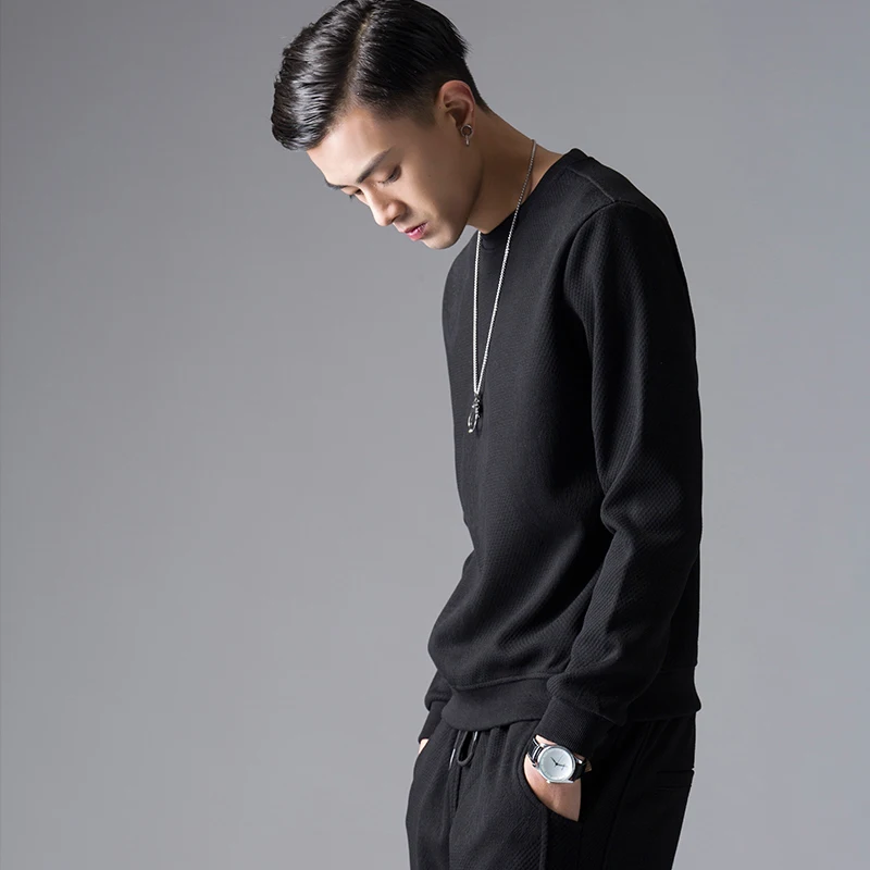 Men Pullover sweatshirt casual Hoodies male Spring Autumn supreme plus sweatshirts Geometric Printed Long Sleeve MOZHU NS840-1 | Мужская