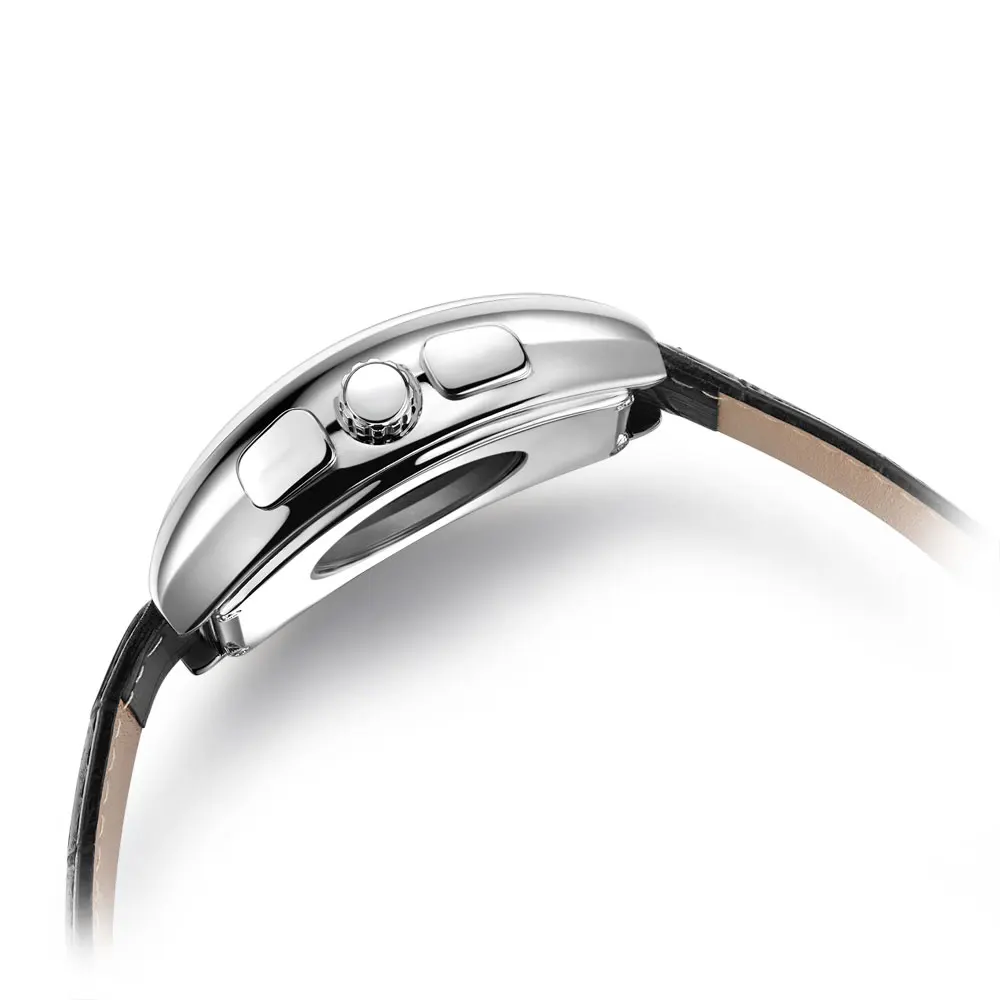 SEWOR, новинка, черные, золотые, Tonneau Tourbillon, автоматические механические часы для мужчин, ремешок из натуральной кожи, мужские часы, мужские наручные часы