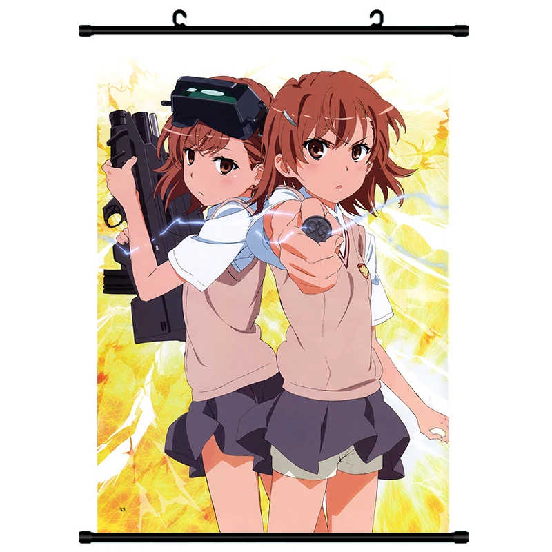 Аниме определенный научный Railgun Uiharu kazari & Shirai Kuroko Saten Ruiko Misaka Mikoto домашний Декор