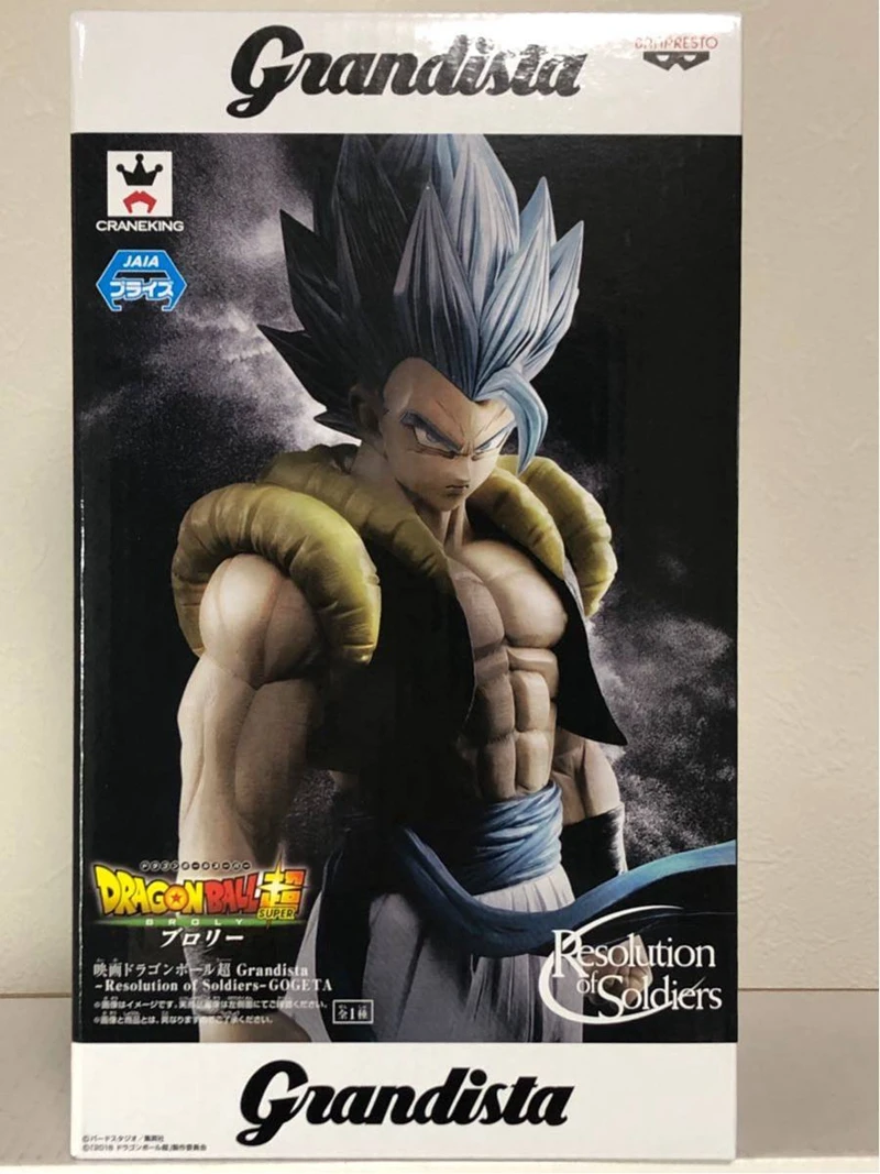 WSTXBD Banpresto Dragon Ball Z DBZ Grandista GROS Ros God Blue Goku& Vegeta Gogeta фигурные игрушки фигурка модель куклы Brinquedos
