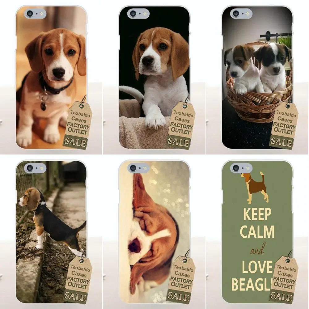 Милые Beagles щенки ЛОЯЛЬНЫЕ собаки ТПУ Модный Оригинальный для Apple iPhone 4 4S 5 5C SE 6 6S 7 8