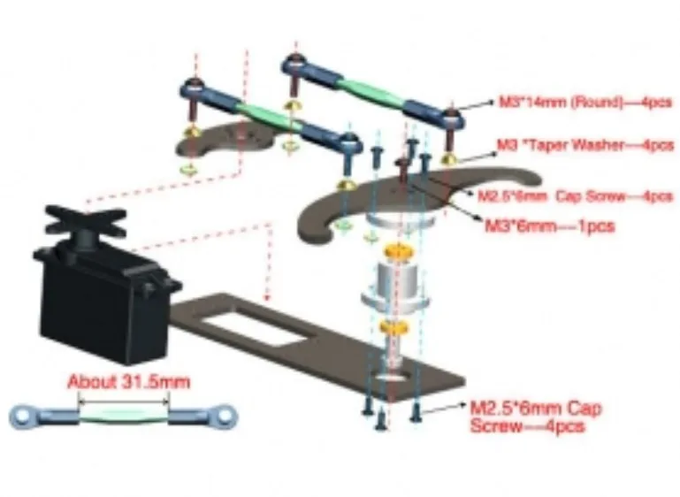 Вертикальное Крепление для руля из углеродного волокна/лоток самолета 20 50 куб.