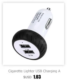 Автомобильный прикуриватель 2 USB зарядное устройство+ двойные розетки расширитель для автомобильного прикуривателя Разветвитель авто аксессуары@#120