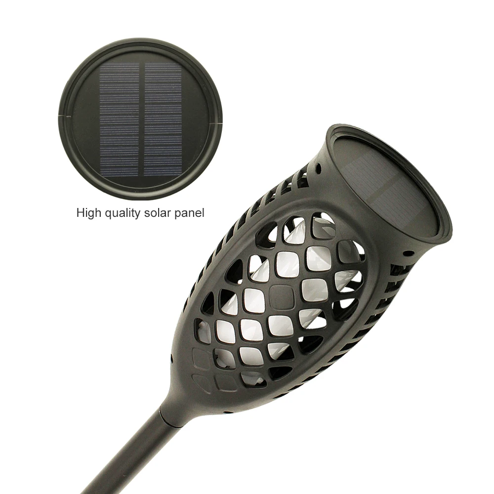 99 светодиодный s RGB Солнечная энергия светильник с эффектом пламени Открытый