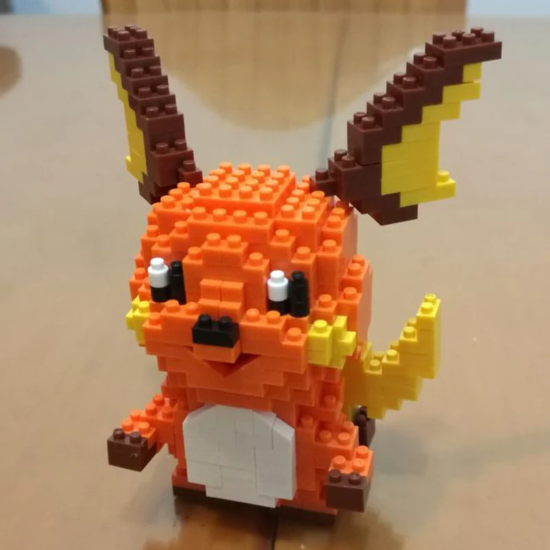 SC Pocket Monster Butterfree sudowooodo Froakie Growlithe Raichu Mudkip животное DIY мини-строительство алмаз маленькие блоки кирпичная игрушка