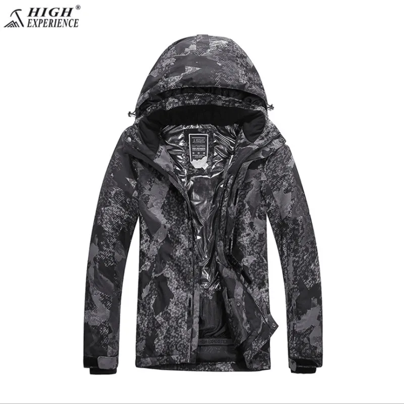 Мужская зимняя Лыжная куртка ветрозащитная камуфляжная размер S XXL|winter ski jacket|brand