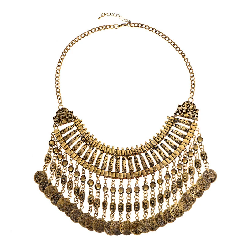 Zhini Новинка 2017 года стильное платье дизайнер Для женщин макси Цепочки и ожерелья