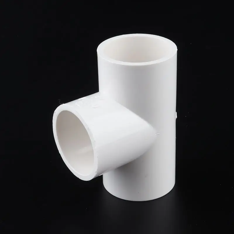 

15pcs 32mm Tee PVC Fittings 3 Way Connector Plastic Tube Straight Tee Pipe Joint Water Supply Irrigation Aquarium Circulation