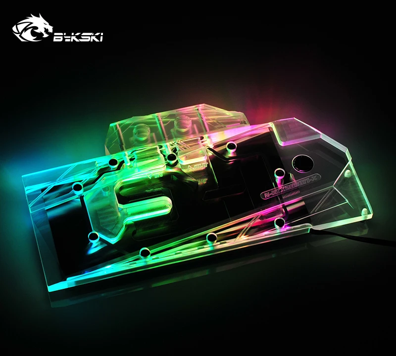 Bykski Full Cover GPU Waterblock Plus GABYTE GeForce RTX 2080 Ti WINDFORCE 11G Graphics Cards. P/N: GV-N208TWF3-11GC | Компьютеры и