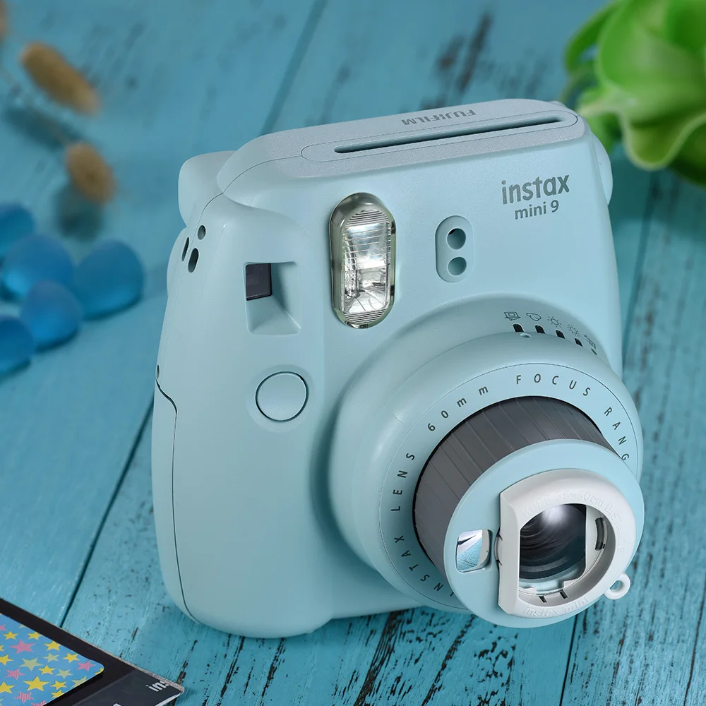 Пленка для камеры Fujifilm Instax Mini 9 Instant 5 цветов с зеркалом для селфи 2* Батарея Upgrated Mini 8 для Fujifilm Instax Mini