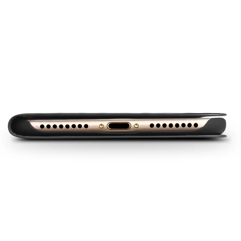QIALINO для iPhone 5 SE 5 S 6 6s Plus 7 7 Plus 8 8 Plus X 10 чехол, Классический роскошный кошелек из натуральной кожи, откидной Чехол