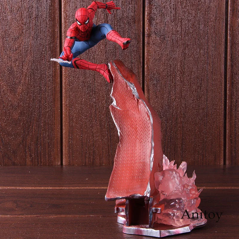 Marvel Comics Super Heros Человек-паук 1/10 Статуя Фигурка Коллекционная Фигурка Spriderman фигурка модель игрушки