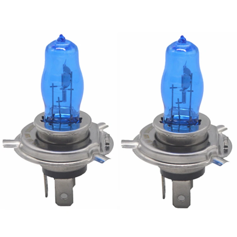 

Супер яркие ксеноновые галогенные лампы HOD H4 100 Вт 12 в 6000 К Автомобильные фары Противотуманные фары дальнего света белый