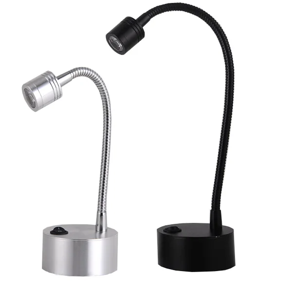 Гибкая трубка 3 Вт Светодиодная лампа для фотографий питание от батарейки чтения