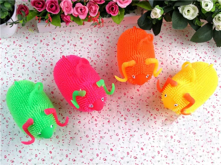 Шар виброшар из овечьей шерсти хит продаж Китай мигающая коза светящаяся игрушка