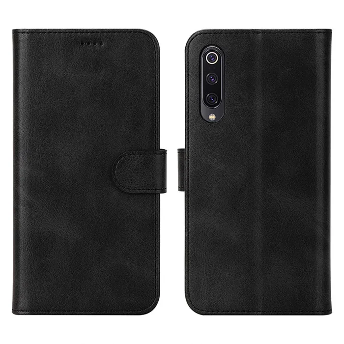 Чехол из натуральной кожи для Xiaomi 9 9SE чехол-книжка для Redmi Note7 Pocophone F1 держатель для карт Простая подставка чехол