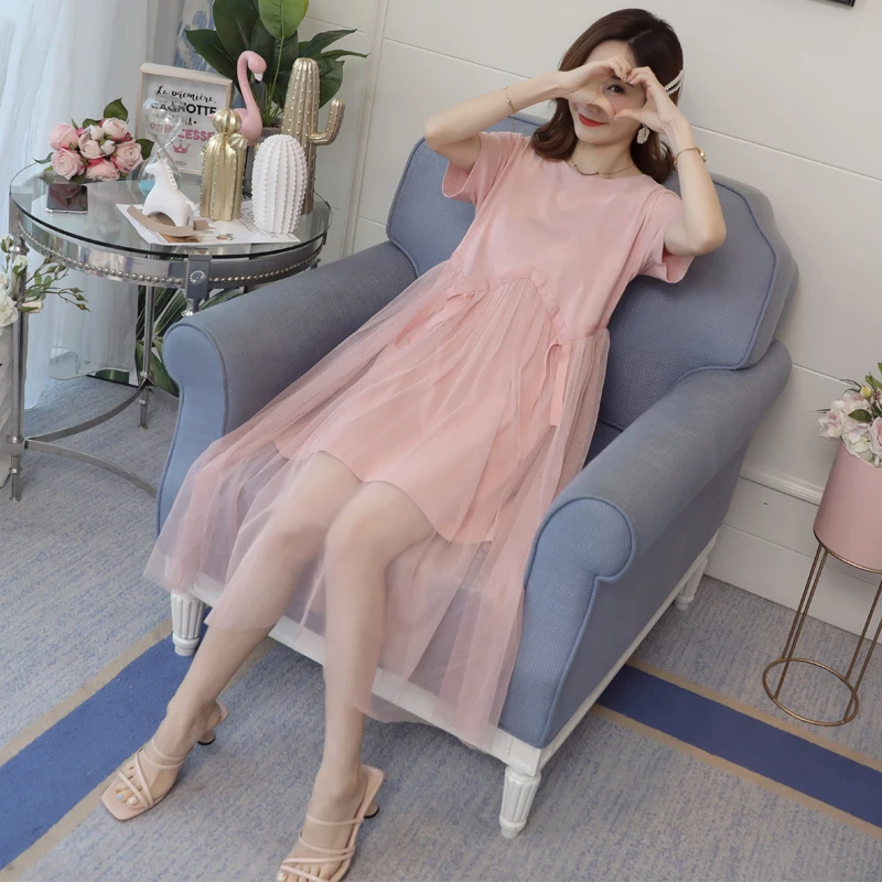Беременным женщинам Vestidos платье для женщин беременность летняя 2020 в Корейском