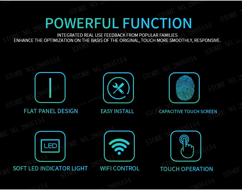 Работать с Amazon Alexa Google home Wi-Fi стеклянная панель smart mobile control через приложение Tuya US Touch Light настенный выключатель для умного дома