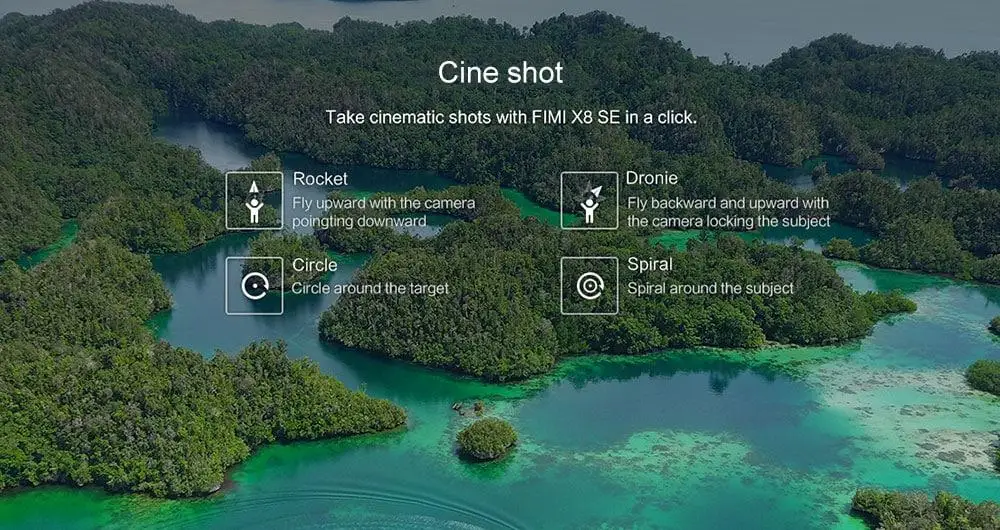 На ; Xiaomi FIMI X8 SE 5 км с видом от первого лица 3-осевому гидростабилизатору 4K Камера gps 33mins время полета RC Дрон Квадрокоптер RTF