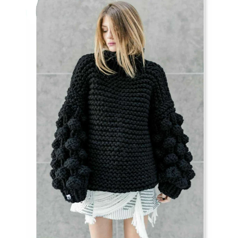 Женский свитер с высоким воротом розовый длинным рукавом 2019|women turtleneck|pull femmesweater