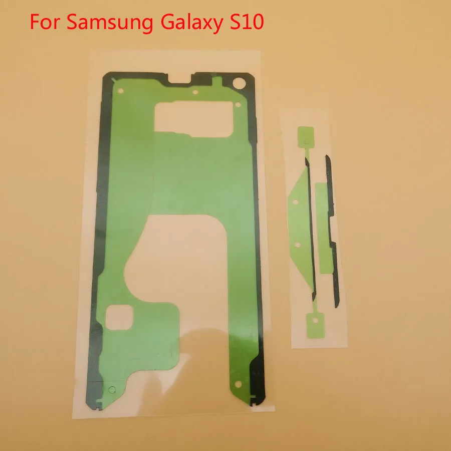 2 компл./лот для samsung Galaxy S10 G973 G973F Передняя панель жидкокристаллический дисплей сенсорный экран стикер для передней рамы клейкая лента