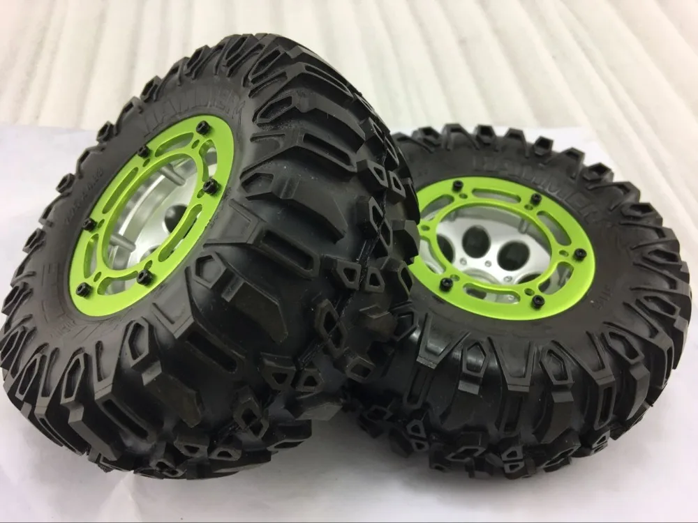 Металлические колеса для грузовиков RC 1/10 Гонки по оси 2.2 дюйма алюминиевые ободки