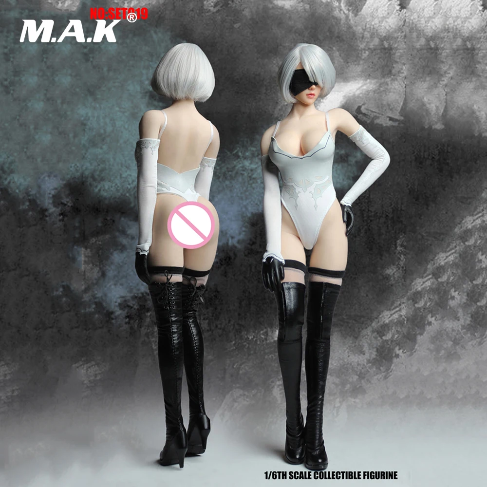 SET017 PS4 Game 1/6 NieR Automata 2B YoRHa No. 2 Type B наборы аксессуаров для головы и одежды 12-дюймовых
